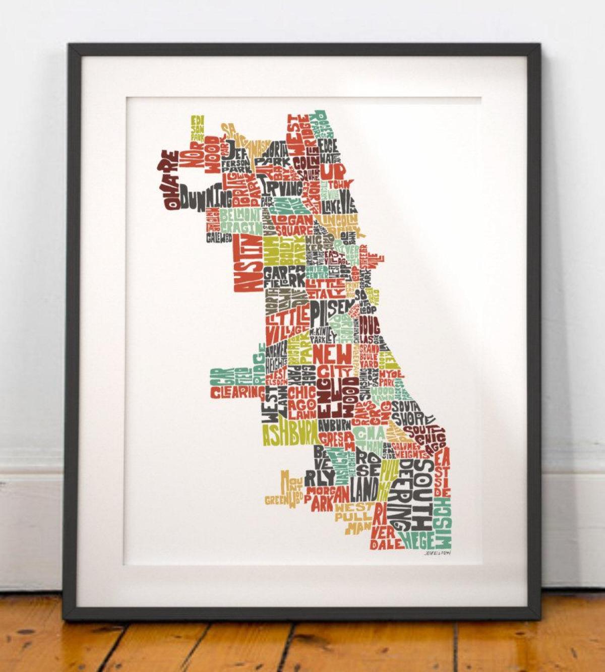 シカゴ地図美術