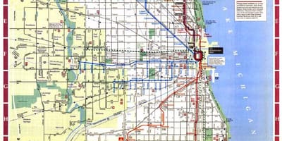 地図のシカゴ市