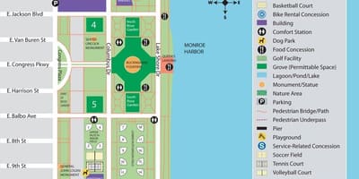 地図のパークシカゴ