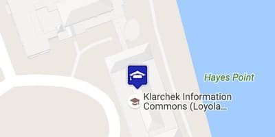 地図のロヨラ大学シカゴ