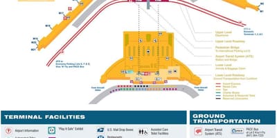 地図オードのターミナル5地図シカゴ